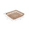 Homeroots Set of Two Brown Square Bamboo Vanity Tray 516326 - alternate 6