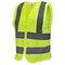 Neiko Mesh Safety Vest, High Visibility Vest, Reflective Strips, Zipper Front, Reflective Vest 5X-Large 54078A - alternate 1