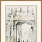 Homeroots Set Of Two Watercolor Arches I Silver Framed Print Wall Art, 2PK 416405 - alternate 4