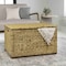 Happimess Anada 30in Hand-Woven Wicker Weave Storage Trunk, Natural HPM9005A - alternate 1