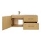 Cutler Razza Collection 42 in Wall Mount Modern Bathroom Vanity - Natural FV-RAZ-NATURA42 - alternate 8