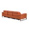 Homeroots 103" Camel Top Grain Leather Reclining Metal USB Sofa 720338 - alternate 10