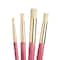 Princeton RealValue Stencil Brush Set, Natural Bristles, Short Handle Mixed Media Paintbrush, 4-Piece Set, 3PK PR9180 - alternate 3
