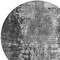 Homeroots 8' Gray Charcoal And Silver Round Abstract Washable Indoor Outdoor Area Rug 582922 - alternate 7