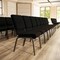 Flash Furniture Dot Fabric Church Chair, Black XU-CH-60096-BK-BAS-GG - alternate 10