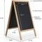M&T Displays Rustic Wood 18.1x26.5 Inch Double Sided Chalkboard A-Frame UWOD004668X2000 - alternate 8