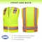 Protectx Safety Vest M Class Class 2 , Zipper Front 7 Pockets SV-120-FM7-GN-M-01 - alternate 7