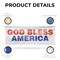 Signmission God Bless America, 24 Inch x 72 Inch, Vinyl Banner B-72-30675 - alternate 5