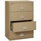 Fireking 4 Drawer, 1 Hr Fire & Impact Rated, 38" Wide Lateral Sand 4-3822-CSA - alternate 4