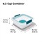 Oxo Good Grips 6.3 cups White and Blue Split Food Container w/Lid 11301500 - alternate 6
