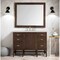 James Martin Vanities Addison 48" Single Vanity, Mid-Century Acacia, w/ 3 CM Siberian Silestone Top E444-V48-MCA-3SFR - alternate 3