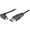 Tripp Lite 6FT USB 2.0 UNIVERSAL REVERSIBLE CABLE A TO RIGHT 5PIN MINI B 6FT UR030-006-RAB - alternate 1
