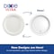 Dixie Disp Paper Plate, 8 1/2", Wht, SXP9W, PK500 SXP9W - alternate 10