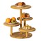 Vintiquewise Multi Purpose 4-Tier Round Wooden Cake Stand and Charcuterie Boards - Perfect Tiered Tray QI004690 - alternate 9