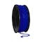 Mr. Chain 3/4" x 200' Traffic Blue Plastic Safety Chain - Reel 00126 - alternate 1