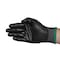 Vguard A7 21g HPPE PU Coated Cut Resistant Gloves, Black, 144 PR/CS, Small, 288PK R41B77 - alternate 1