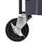 Wrightmaster 3 Layers Folding Collapsible Service Cart Pack-N-Roll Folding, Black, 50Lb Load Capacity per Shelf ZR-W46578737 - alternate 8