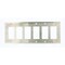Leviton 6-Gang Decora Wallplate, Standard Size, Non-Magnetic Stainless Steel 84436-40 - alternate 4