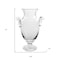 Homeroots 14" Clear Cylinder Lead Free Crystal Table Vase 375820 - alternate 4