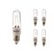 Bulbrite Pack of 5 250 Watt Dimmable Clear T4 Mini-Candelabra E11 Halogen Light Bulbs, 5PK 860804 - alternate 1