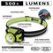 Performance Tool 500+LM Dual Power LED Headlamp, 566 Lumens, UV Light, USB-C W2621 - alternate 7