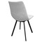 Leisuremod Markley Modern Leather Dining Chair With Metal Legs, Light Grey, 4PK MC18LGR4 - alternate 7
