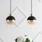 Jonathan Y Nixon 7.5" 1-Light Mid-Century Modern Metal/Glass Adjustable Drop Globe LED Pendants, Brass Gold, 2PK JYL3513A-SET2 - alternate 9