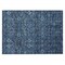 Homeroots 2' X 3' Blue and Black Floral Washable Non Skid Indoor Outdoor Area Rug 564302 - alternate 9