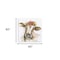 Homeroots Watercolor Floral Cow Unframed Print Wall Art 398867 - alternate 4