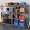 Factory 2U Wire Shelving Unit, 14inD x 24inW x 54inH, 4 Shelves, Medium Duty 250 lbs Per Shelf, Black 803967 - alternate 7