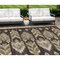 Homeroots 8' X 10' Brown Beige And Taupe Southwestern Washable Indoor Outdoor Area Rug 587809 - alternate 1