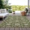 Homeroots 5' X 8' Olive Green Brown And Ivory Moroccan Washable Indoor Outdoor Area Rug 605170 - alternate 9