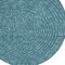 Homeroots 8' Teal Blue Gray And Ivory Round Polka Dot Washable Indoor Outdoor Area Rug 599090 - alternate 7