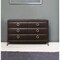 Homeroots 63" Merlot Solid and Manufactured Wood Six Drawer Double Dresser 490480 - alternate 5
