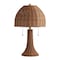 Jonathan Y Joanie 22" Bohemian Rustic Woven Rattan LED Table Lamp w/ Double Pull Chains, Dark Brown/Brass Gold JYL4040C - alternate 8