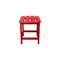 Newtechwood St Charles Ruby Red Plastic Outdoor Side Patio Table P013-703 - alternate 3