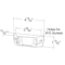 Grote Lighting Polycarbonate Header-Mount Brackets for Small Rectangular Lights, White, Surface Mount 42141 - alternate 5