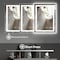 Simple Deluxe LED Bathroom Mirror with Lights, 24'x 36' LED Vanity Mirrorwith Frontlit and Backlit, Anti-Fog, Dim 3A88MIROZJLED2436NWHT - alternate 7