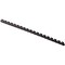 Fellowes Binding, Plas, 1/4, Black, 25PK 52320 - alternate 3