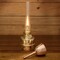 Kings County Tools Brass Oil Lamp 13 in Extra-Bright Hurricane Lamp with Antique-Style Brass Body & Glass Chimney GW78A05-02 - alternate 8