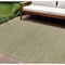 Homeroots 7' X 10' Green And Gold Abstract Indoor Outdoor Area Rug 573051 - alternate 1