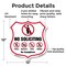Signmission No Soliciting Shield Sign No Politics Ma, 12 Inch X 12 Inch, Aluminum Metal Sign SHI-A-12-403 - alternate 6