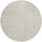Homeroots 8' Beige And Ivory Round Geometric Washable Indoor Outdoor Area Rug 600794 - alternate 9