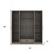 Homeroots Gray Solid and Manufactured Wood Bedroom Set 592876 - alternate 6