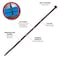 Performance Tool 100 pc. 15 in. Black Cable Ties, UV-Stable, Heavy Duty, Nylon 6/6, 100PK W2941 - alternate 9