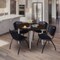 Regency Round Kahlo Breakroom Table W/ 4 M Stack Chairs, 48 in W, 48 in L, Neo Walnut TPL48RNDNWCM47BK - alternate 7