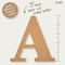 Plaid MDF Letter, A, 5 Inch, 12PK 63554 - alternate 5