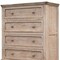 Homeroots 40" Natural Solid Wood Four Drawer Chest 524597 - alternate 9
