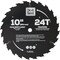 Do It Best 10'' 24-Tooth Framing Circular Saw Blade QJDIB-CS-013 - alternate 2