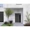 Vdomdoors Aluminum Door Iron 0188 Black Entry Steel Metal Classic Painted 52 x 80 (36+16 x 80)-Left Inswing IRON0188EXD-BLK-W36+16xH80-LH-I - alternate 4